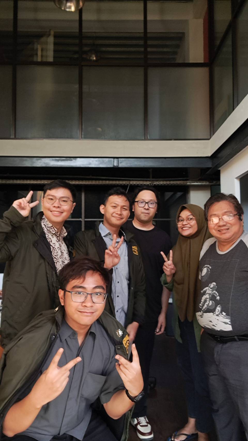 The team I worked with during my internship at TelAccess