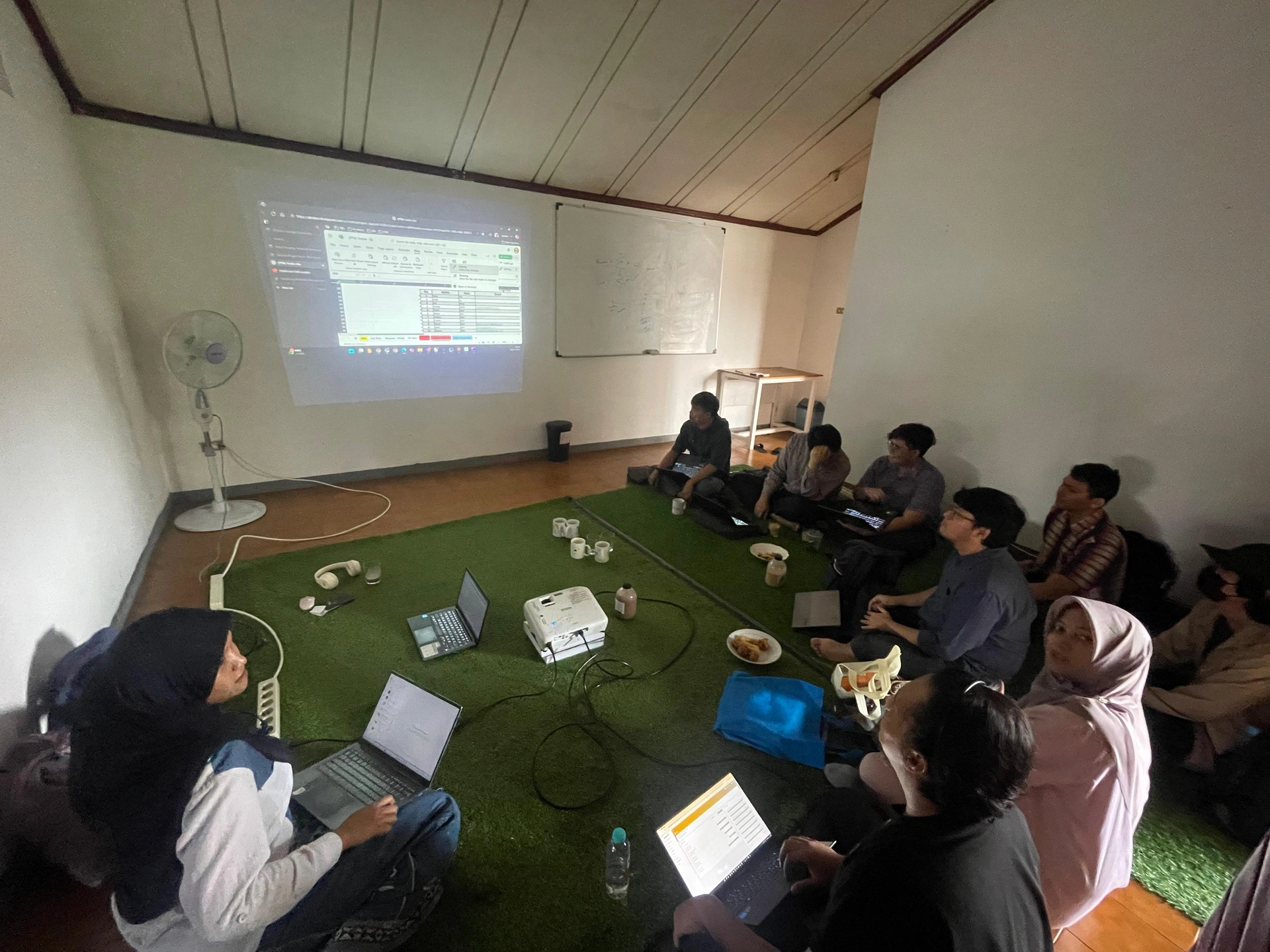 First meeting of the PLN project in Akhdani