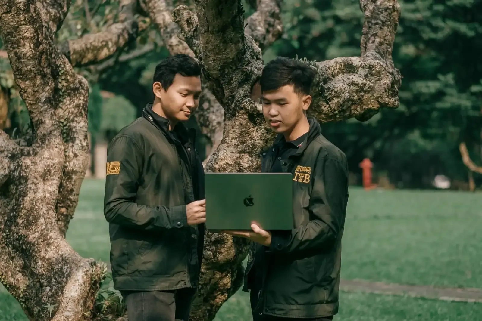 Me and Justin as head and deputy head of academic division of HMIF ITB 2024/2025