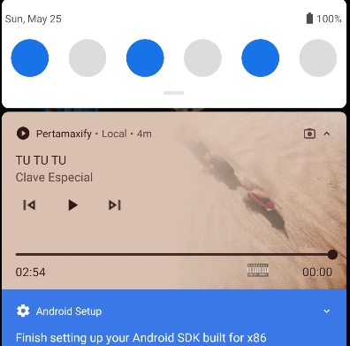 Notification player for Pertamaxify