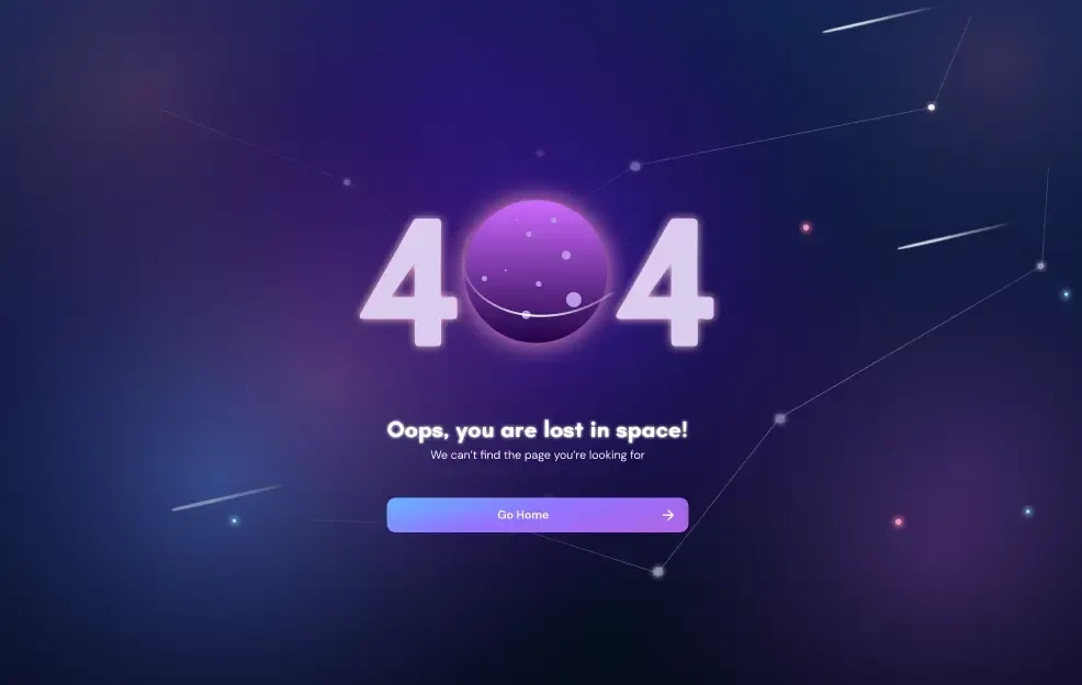404 not found landing page
